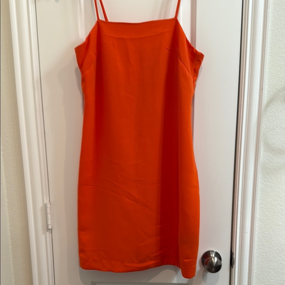 H&M Vibrant Orange Mini Dress